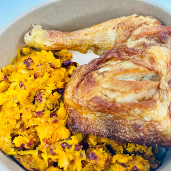 Poulet plantain Pilé