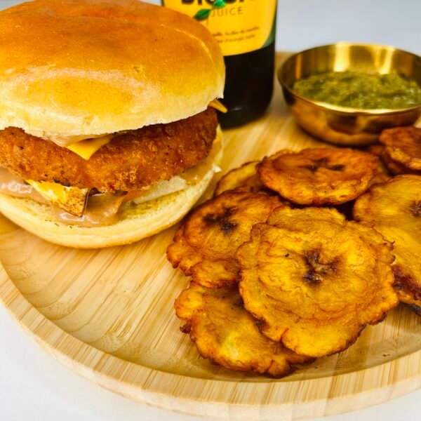 Afro Burger Poulet Mafé