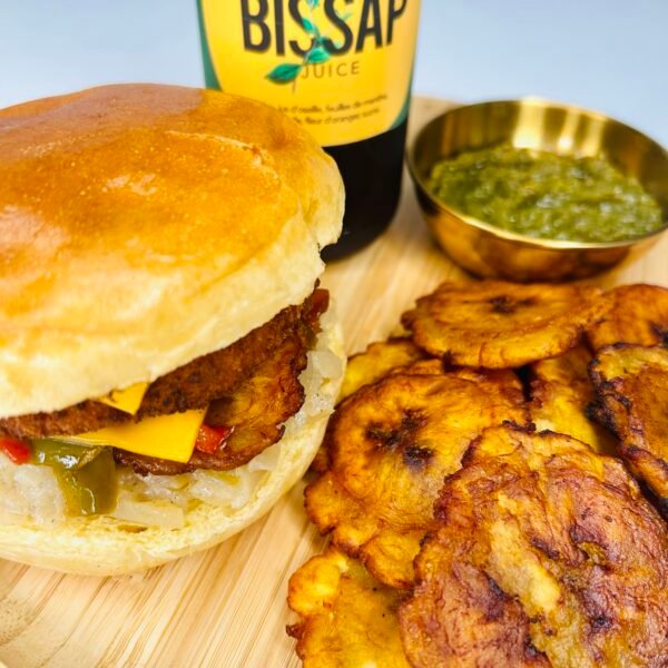 Afro Burger Poulet Yassa