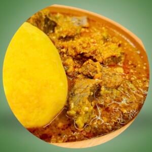 Foutou Sauce Gombo au Boeuf