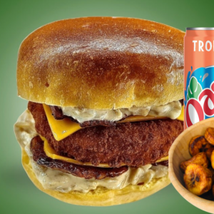 Menu Afro Burger Poulet Yassa