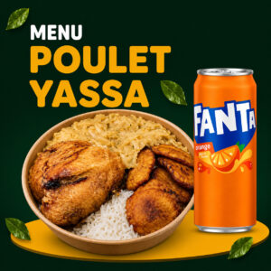 Menu Poulet Yassa