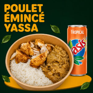 Poulet émincé Yassa