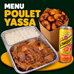 Menu Poulet Yassa